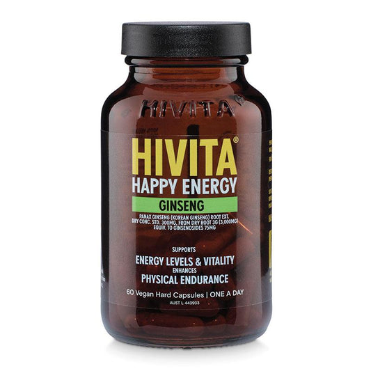 HIVITA 快樂能量人參膠囊 60粒(抗氧化/自由基 緩解疲勞)