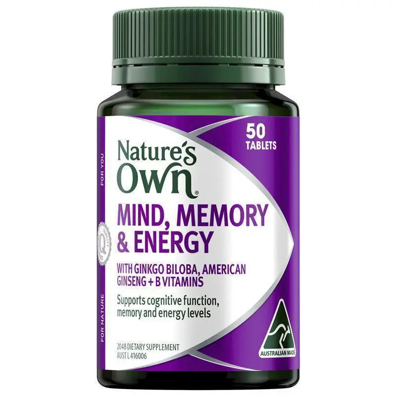 Nature's Own 認知記憶力與能量 50 顆