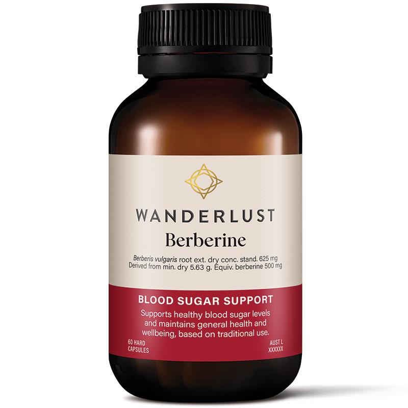Wanderlust  天然草本黃連素小蘗鹼 333 毫克 60 粒(血糖、膽固醇和血脂)