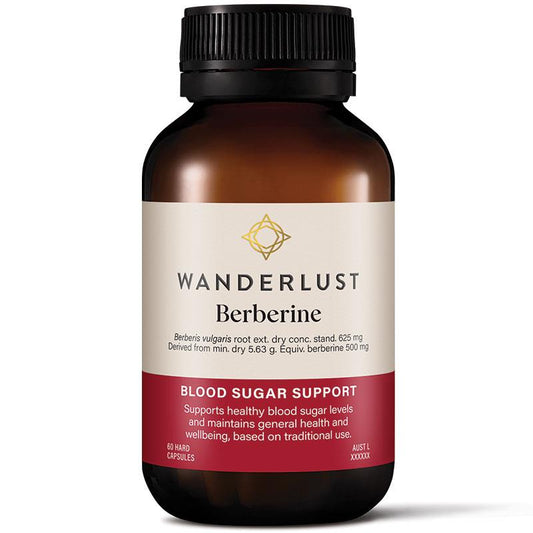 Wanderlust  天然草本黃連素小蘗鹼 333 毫克 60 粒(血糖、膽固醇和血脂)