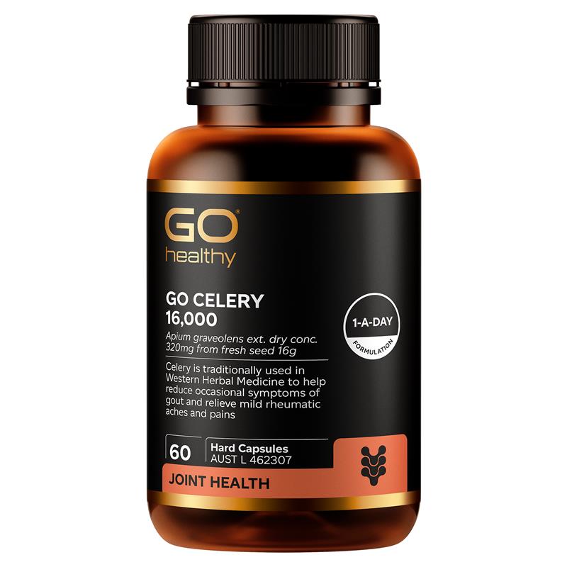 GO Healthy 芹菜 16000 毫克 60 粒素食膠囊 一天一粒