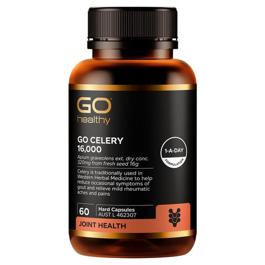 GO Healthy 芹菜 16000 毫克 60 粒素食膠囊 一天一粒