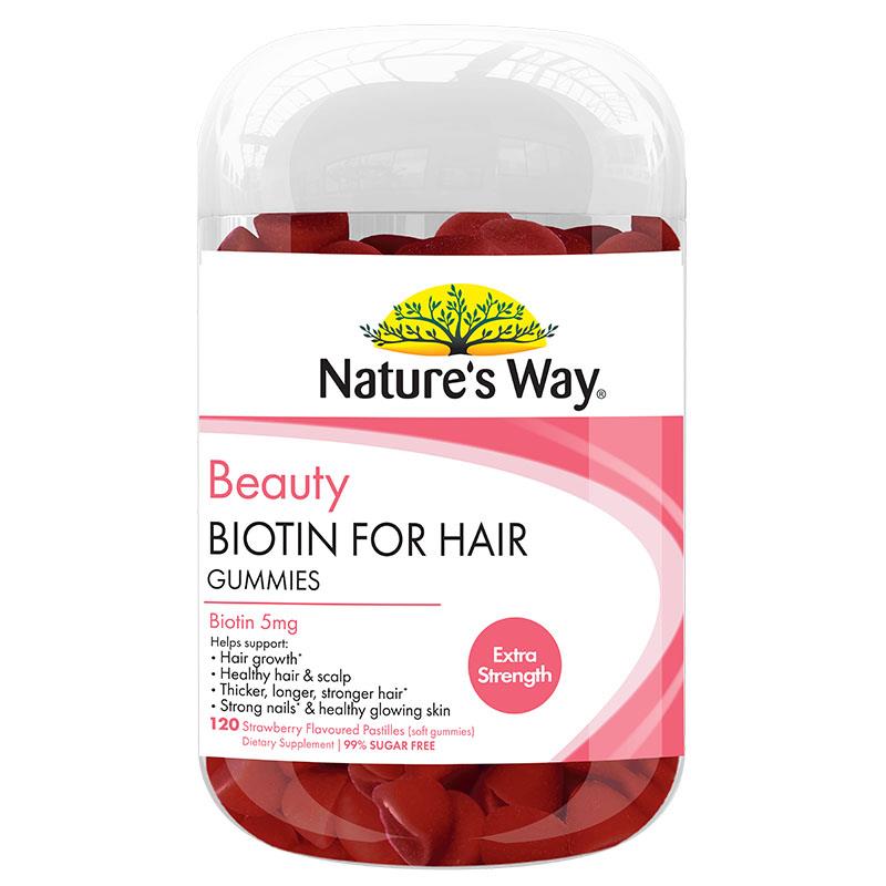 Nature's Way Beauty 生物素護髮軟糖 120 粒