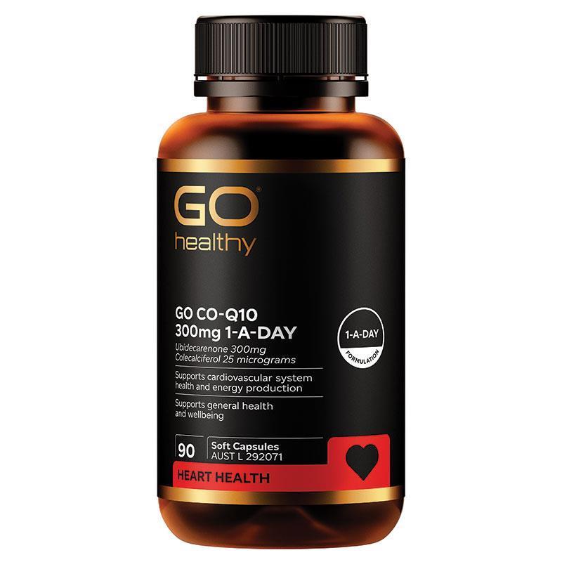 GO Healthy 輔酶Q10 300毫克 每日1粒 90粒軟膠囊