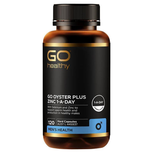 GO Healthy Oyster Plus Zinc 每日1粒 120顆膠囊 (精子健康 抗自由基 )