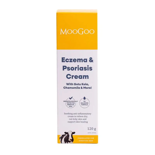 MooGoo 緩解濕疹霜與牛皮癬霜 120克