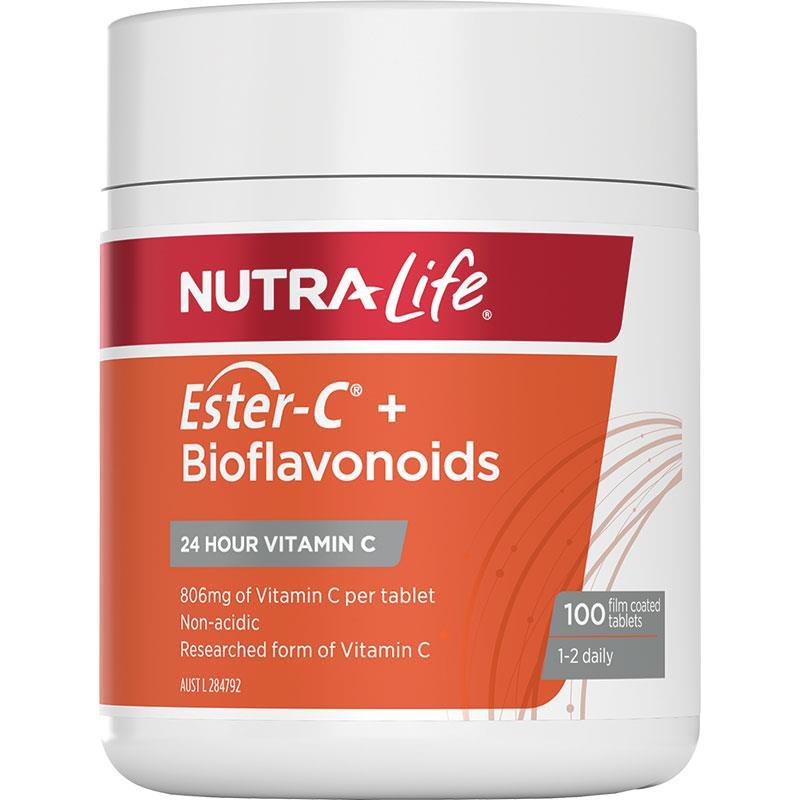 Nutra-Life Ester C + 生物類黃酮(維生素P) 100 片