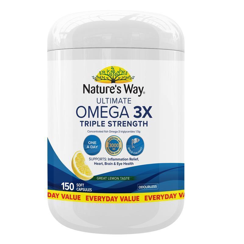 Nature's Way (佳思敏) Omega 3x 三倍強度 150 粒膠囊