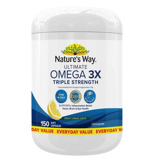 Nature's Way (佳思敏) Omega 3x 三倍強度 150 粒膠囊