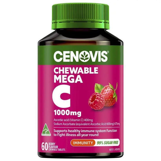 Cenovis 超級維生素C 1000毫克 莓果味咀嚼片 60片
