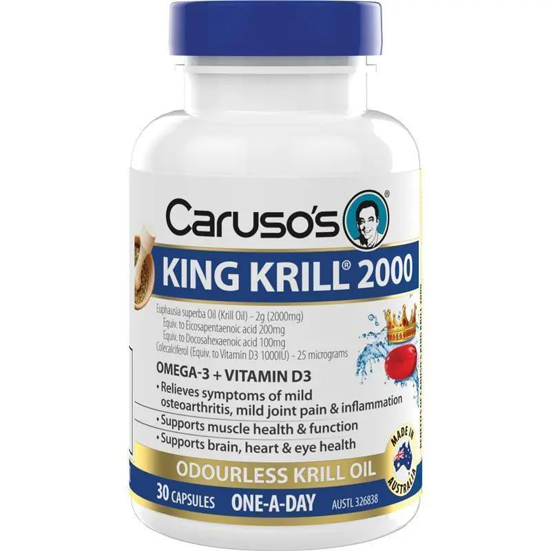 Carusos磷蝦膠囊 2000毫克 60 顆