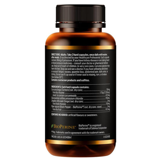 GO Healthy 薑黃加葡萄糖胺 120 粒硬膠囊