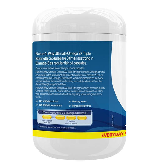 Nature's Way (佳思敏) Omega 3x 三倍強度 150 粒膠囊