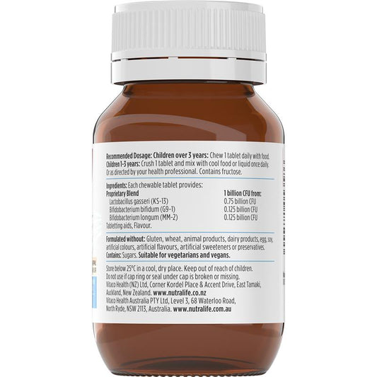 Nutra-Life 兒童每日益生菌 60 粒咀嚼片