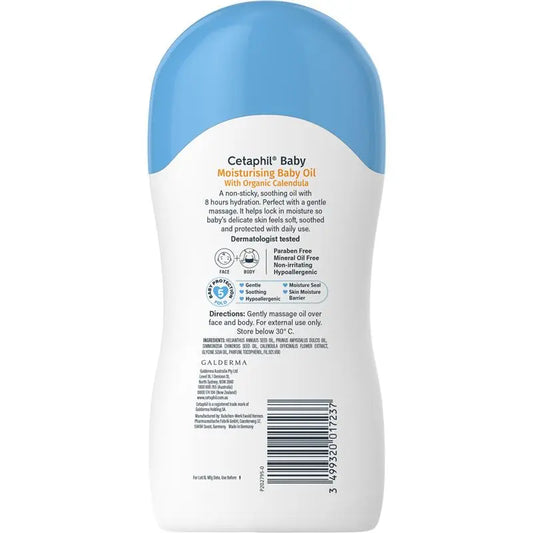 Cetaphil 有機金盞花嬰兒保濕油 200ml (24小時保濕)