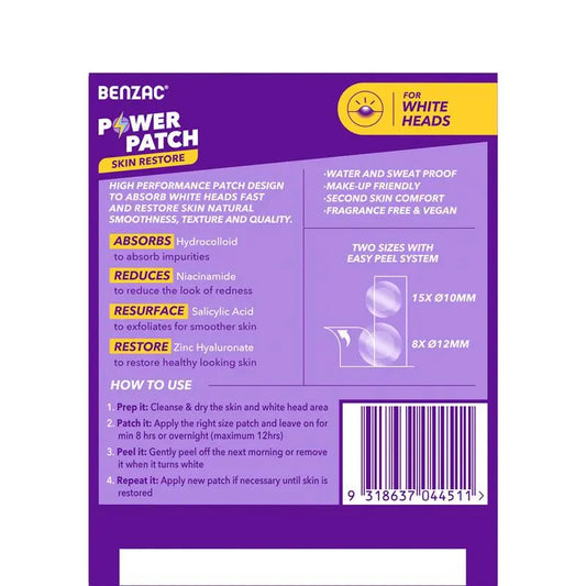 Benzac 強效痘痘修復貼片 23 片裝(減少痘痘痘印)