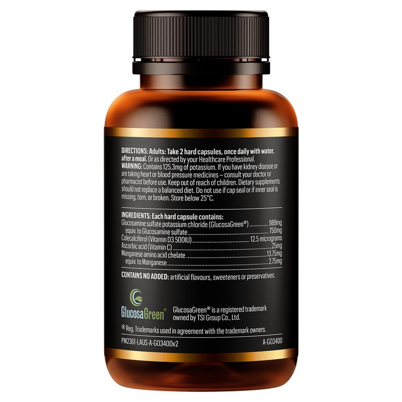 Go Healthy 葡萄糖胺+每日60顆硬膠囊