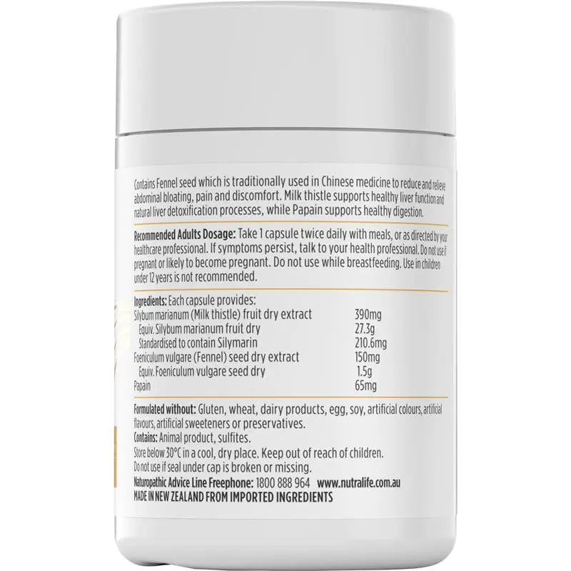 Nutra-Life 消脹排毒草本膠囊 60 粒