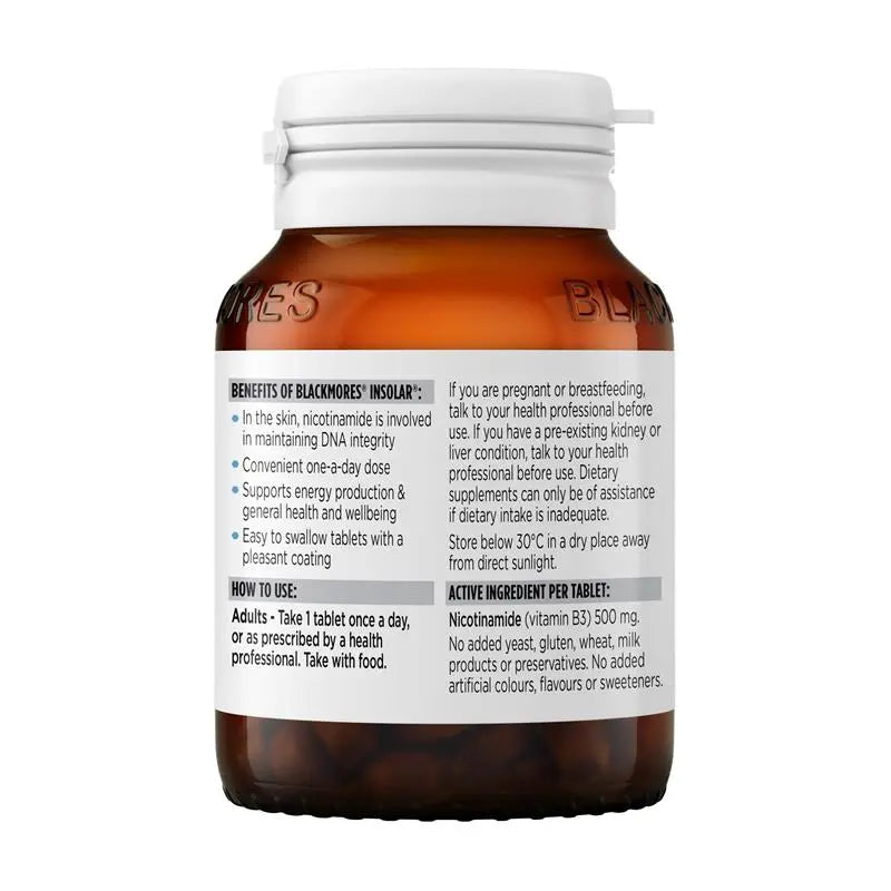 Blackmores Insolar 皮膚健康 60片