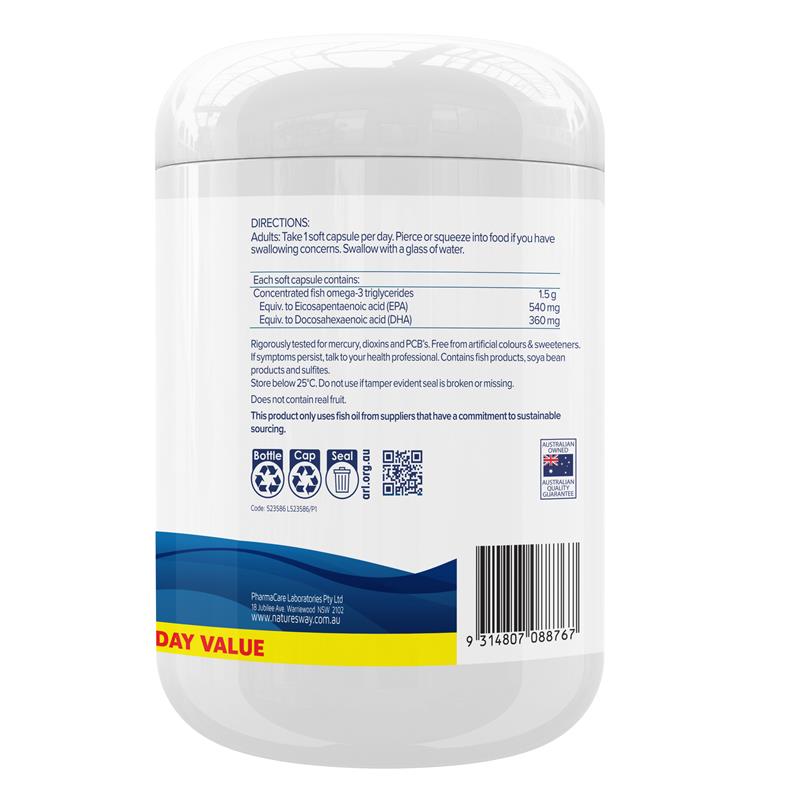 Nature's Way (佳思敏) Omega 3x 三倍強度 150 粒膠囊