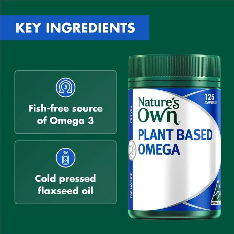 Nature's Own 植物性 Omega 3 125 粒膠囊