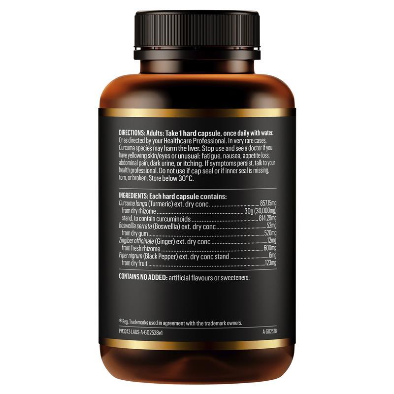 GO Healthy 薑黃 30000+ 1 天1粒素食膠囊 120 顆