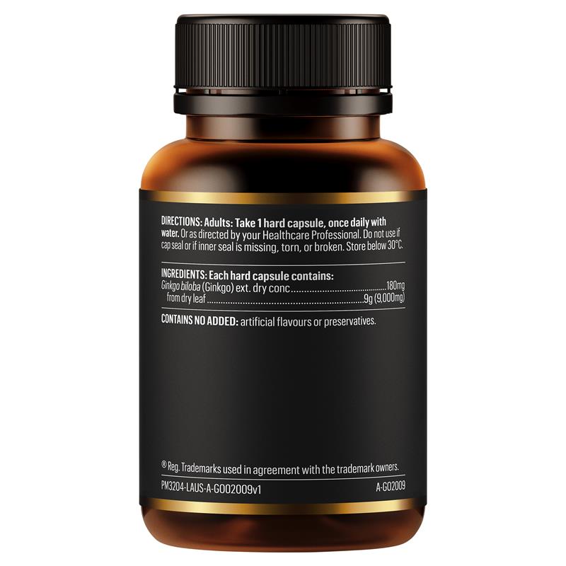 GO Healthy 銀杏 9000+ 60 粒膠囊 一天一粒