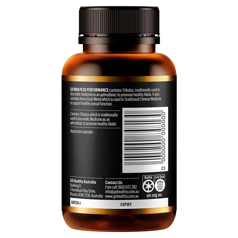 GO Healthy Man Plus Performance 60粒硬膠囊(健康的性功能)