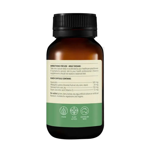 Wanderlust 槲皮素+維生素C 30粒膠囊(免疫和抗氧化植物衍生營養素)