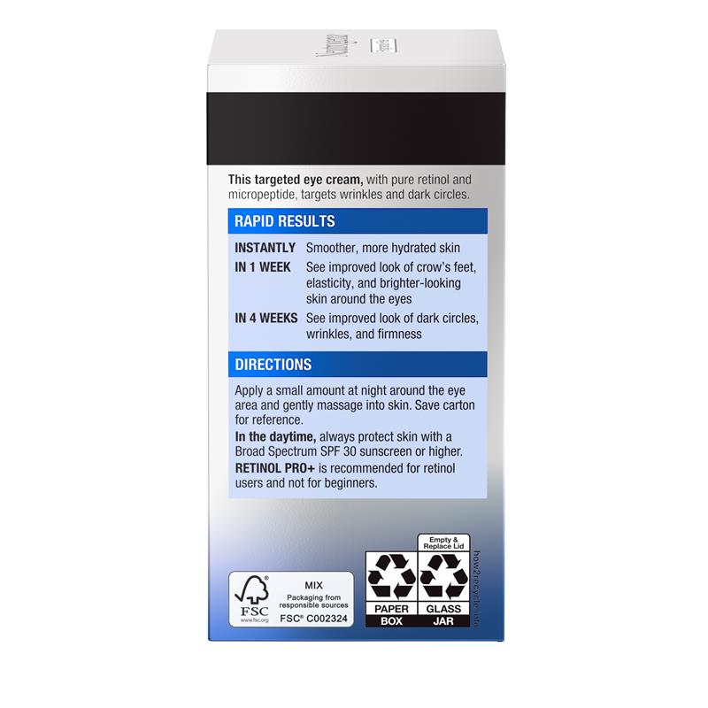 Neutrogena 露得清 快速抗皺修復視黃醇 Pro+ 眼霜 14g