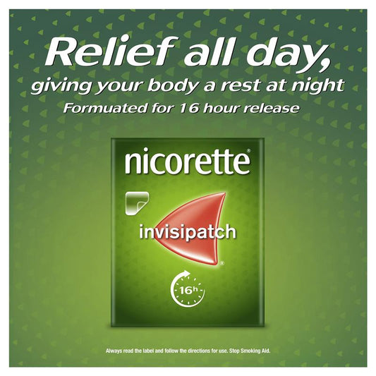 Nicorette 戒菸尼古丁 16 小時隱形貼片 第 3 步 7 片裝
