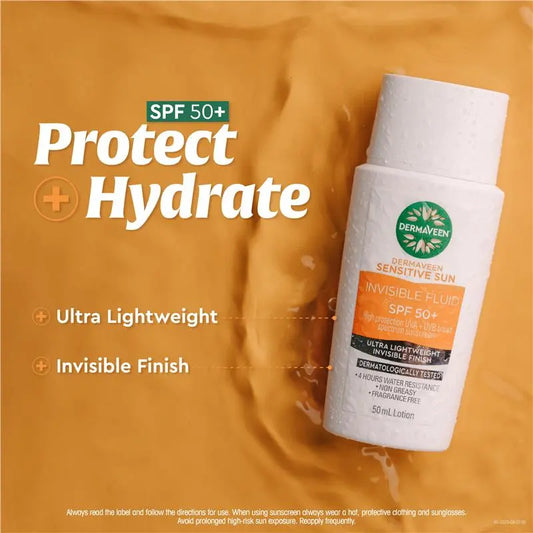 DermaVeen 敏感肌專用隱形防曬液 SPF50+ 50毫升