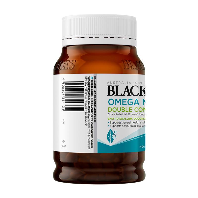 Blackmores Omega 雙倍濃縮迷你 400 粒膠囊(每日一粒膠囊)