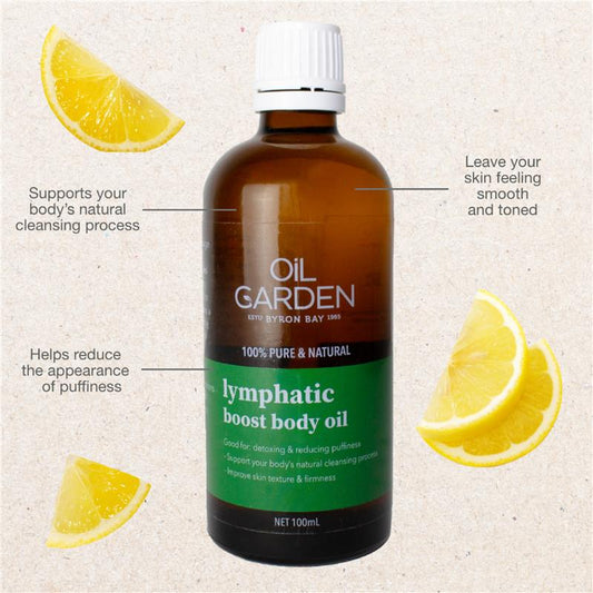 Oil Garden 淋巴促進身體油 100 毫升(自然排毒 滋養 緊緻)