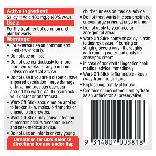 Wart Off 疣(瘊子)去疣棒 5g