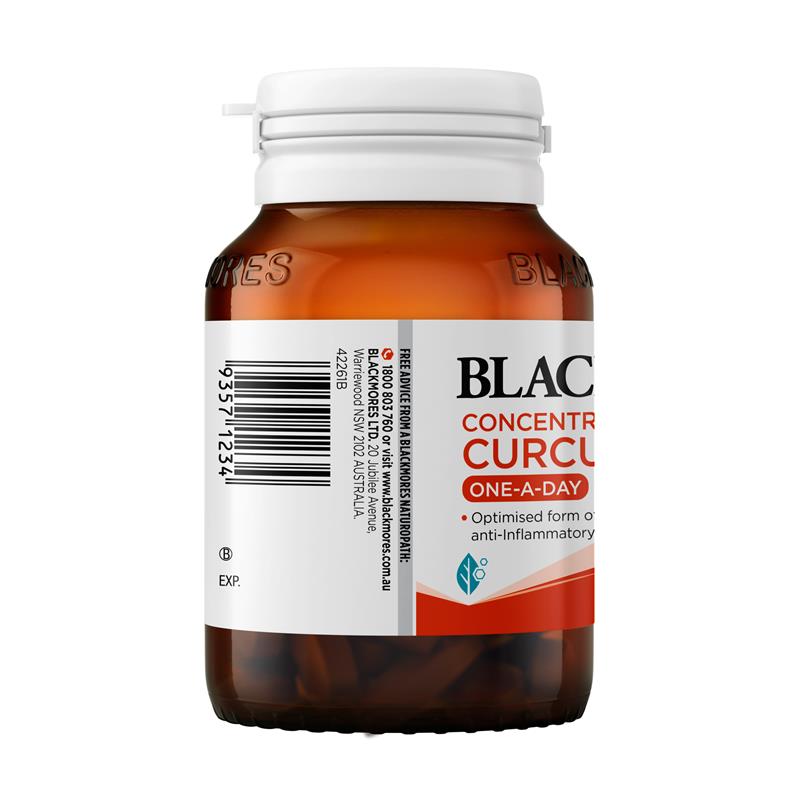 Blackmores 濃縮薑黃素 每日一粒 維生素 30 粒