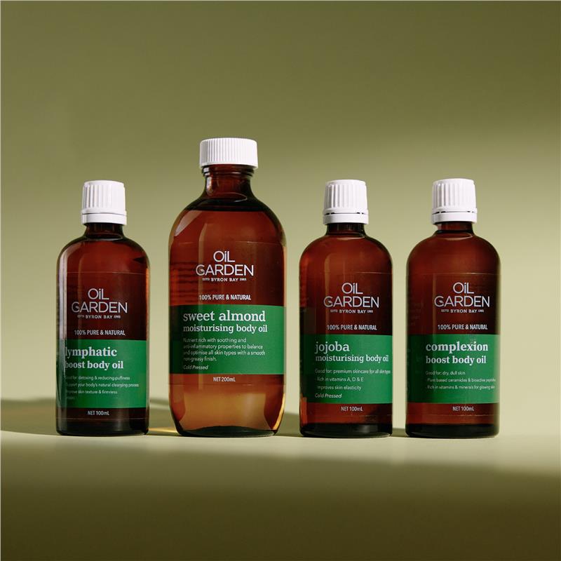 Oil Garden 健康煥發光彩膚色提升身體油 100 毫升(植物性神經醯胺和生物活性勝肽)