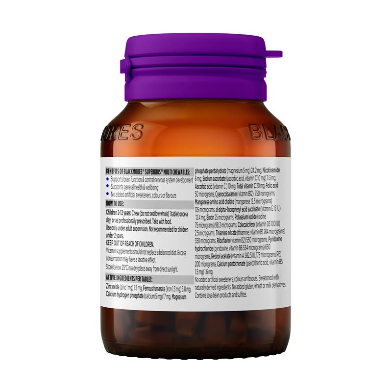 Blackmores Superkids 兒童綜合維生素與礦物質 60 顆