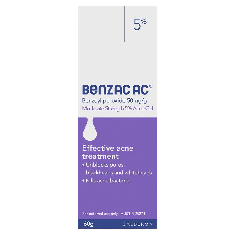 Benzac AC 5.0% 強度痤瘡痘痘粉刺凝膠 60g