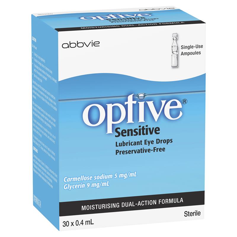 Optive 敏感滴眼液 30 x 0.4ml (不含防腐劑 )