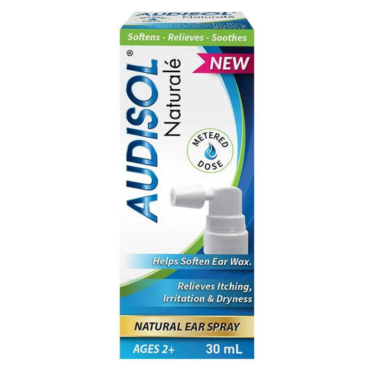 Audisol 天然耳清潔噴霧 30ml(草本天然配方)緩解耳鳴