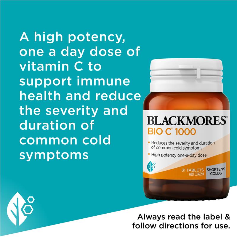 Blackmores Bio C 1000mg 維生素 C 31 顆 (含維生素P)
