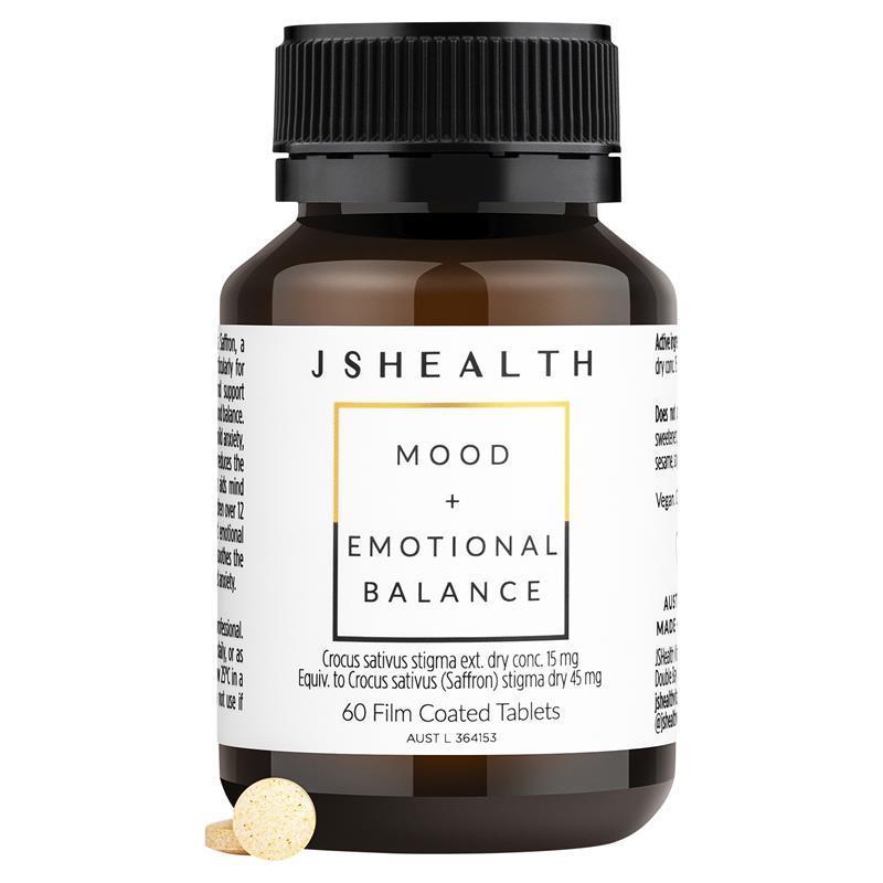 JSHEALTH 心情+情緒平衡 60 顆 (情緒健康)