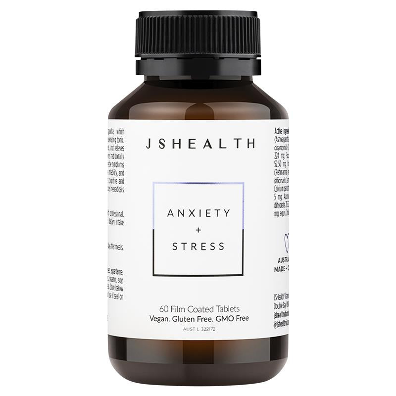 JSHEALTH 草本焦慮+壓力配方 60 顆