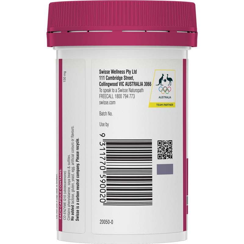 Swisse Ultiboost 輔酶 Q10 150 毫克 50 顆