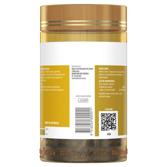 Healthy Care 蜂膠 2000mg 200 粒 (每日一粒)