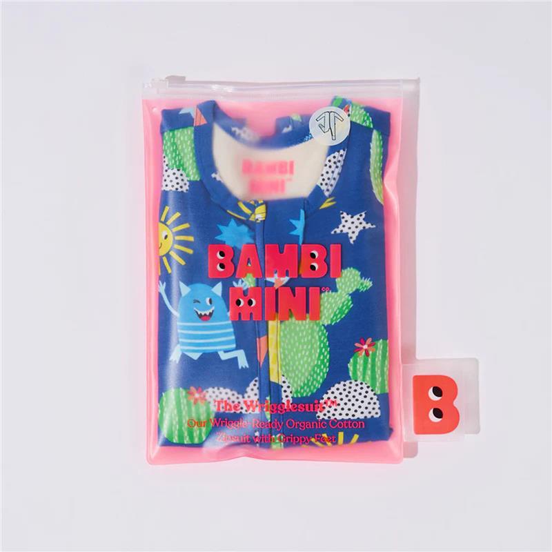 Bambi Mini Co. 認證有機棉 0 新生兒 Beaucoup 藍色