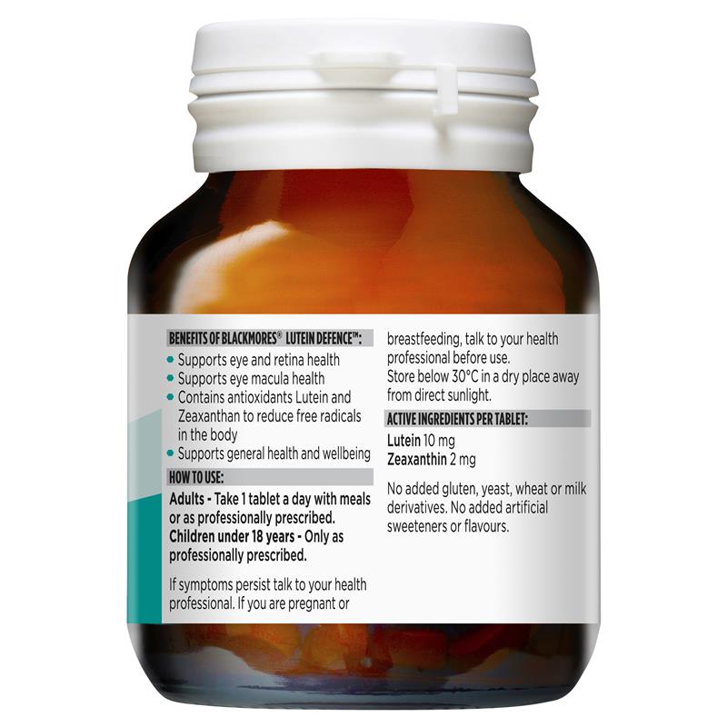 Blackmores 葉黃素眼部防禦護理維生素 60 片