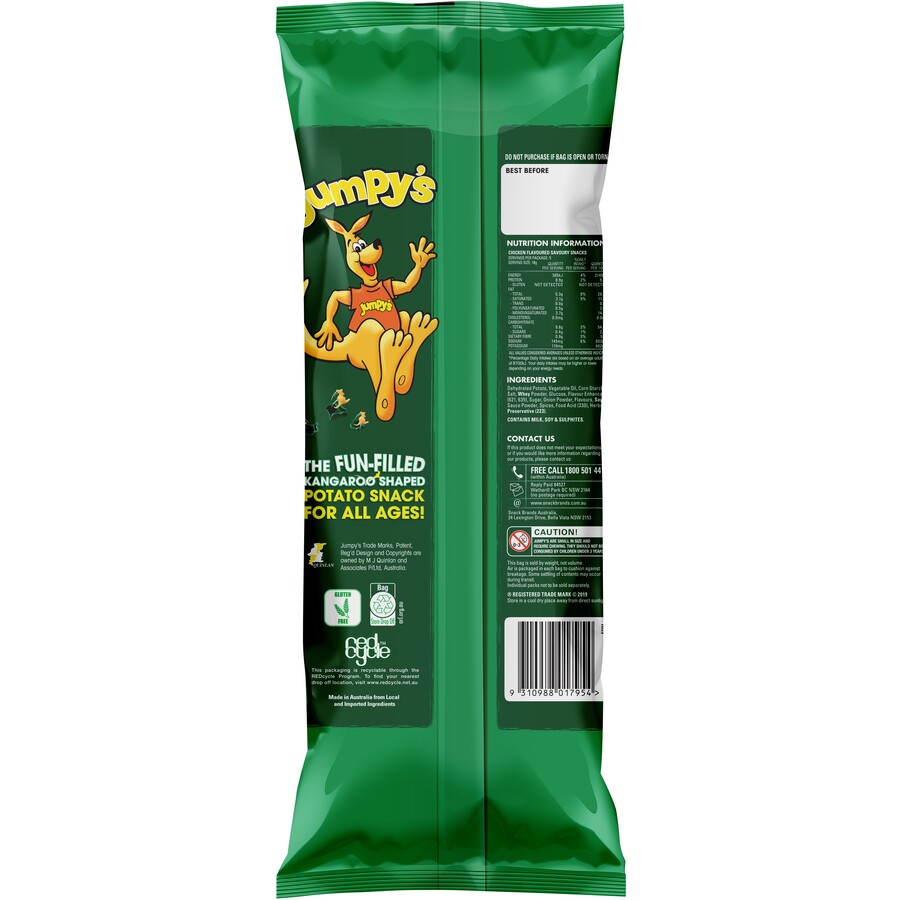 Jumpy's 澳洲雞汁口味 90g 5 包裝