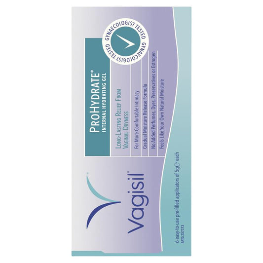 Vagisil ProHydrate 私密處保養內部保濕凝膠 6 x 5g ( (不添加雌激素、防腐劑))